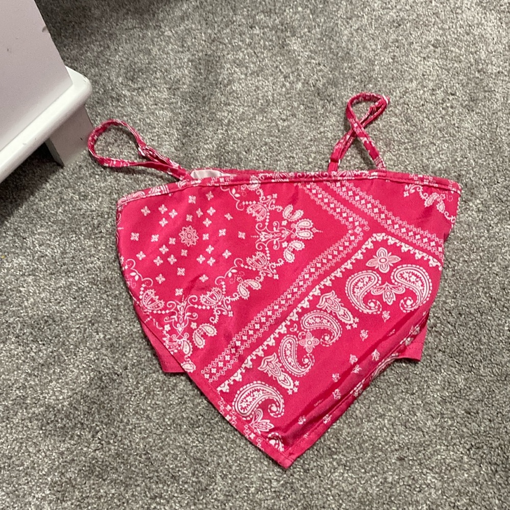 Bandanna tank top